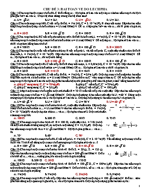 Chuyên đề ôn thi THPT Quốc gia môn Vật lý