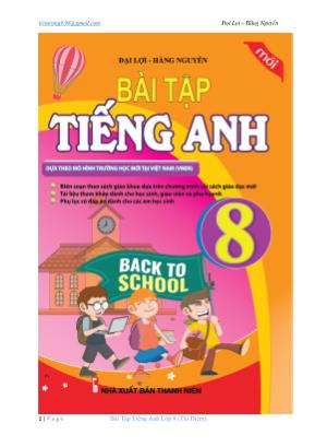 Bài tập Tiếng Anh Lớp 8 (Thí Điểm) - Đại Lợi