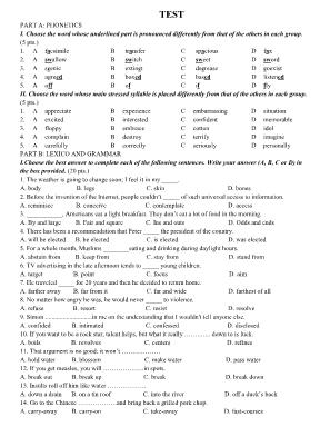 Đề thi thử vào Lớp 10 THPT môn Tiếng Anh (Chuyên) (Có đáp án)