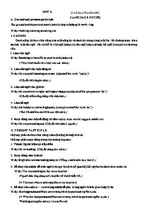 Ngữ pháp Tiếng Anh Lớp 12 - Unit 6: Global warming