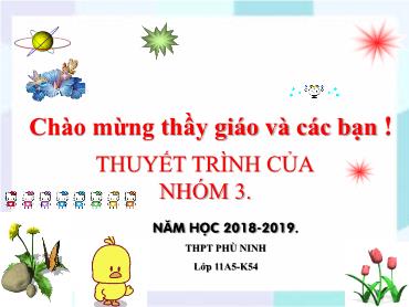 Bài giảng Vật lý Lớp 12 - Bài 29: Thấu kính mỏng - Năm học 2018-2019 - Trường THPT Phù Ninh