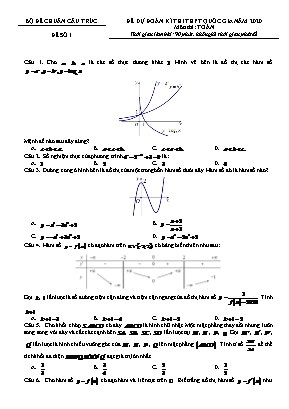 Đề dự đoán kì thi THPT Quốc gia môn Toán năm 2020 - Đề số 1 (Có đáp án)