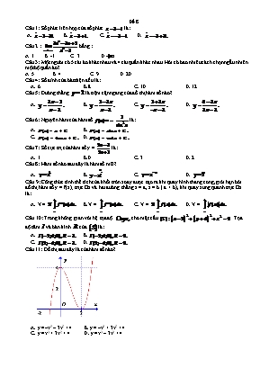 Đề luyện thi THPT Quốc gia môn Toán - Đề số 8 (Có đáp án)