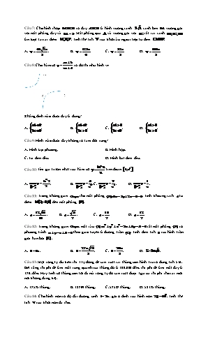 Đề luyện thi Tốt nghiệp THPT môn Toán