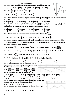 Đề thi thử THPT Quốc gia môn Toán - Nhóm 02 (Có đáp án)