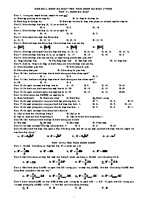 Giáo án dạy thêm môn Toán Lớp 12 - Chủ đề 5: Khối đa diện - Thể tích khối đa diện (7 tiết)