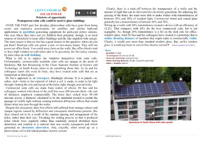 Listen and read 14: Solar power - Thấm Tâm Vy