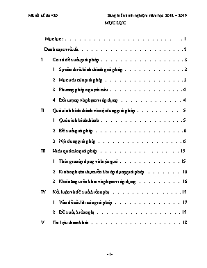 Sáng kiến kinh nghiệm: Sử dụng máy tính cầm tay để giải nhanh một số dạng toán thường gặp liên quan đến hàm số - Năm học 2018-2019 - Lê Thị Kim Thiên