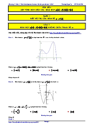 Bài tập Đại số Lớp 12 - Chương 1 - Bài 1: Tính đơn điệu của hàm số - Chủ đề 4, Vấn đề 4: Xét tính đơn điệu của hàm hợp g(x)=f(u(x))+h(x)