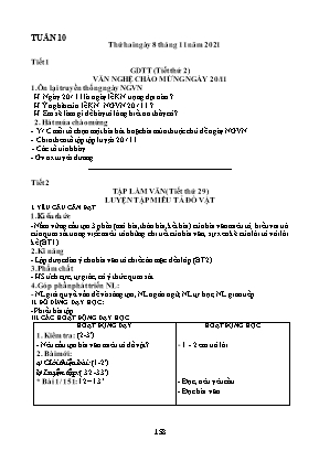 Giáo án điện tử Lớp 4 theo tuần