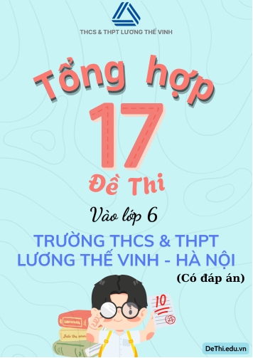Tổng hợp 17 Đề thi vào Lớp 6 trường THCS & THPT Lương Thế Vinh - Hà Nội (Có đáp án)