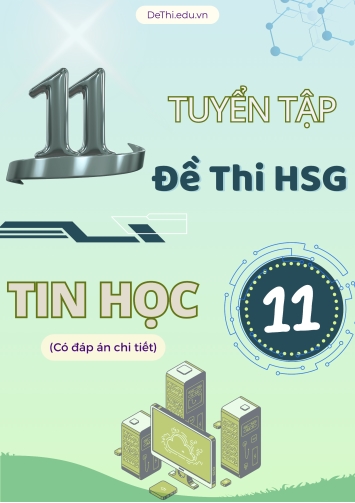 Tuyển tập 11 Đề thi HSG môn Tin học Lớp 11 (Có đáp án chi tiết)