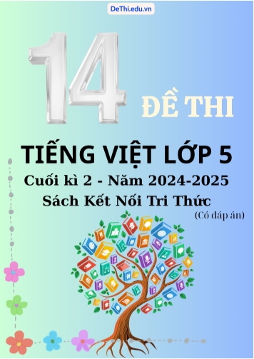 14 Đề thi Tiếng Việt lớp 5 cuối kì 2 sách Kết Nối Tri Thức năm 2024-2025 (Có đáp án chi tiết)