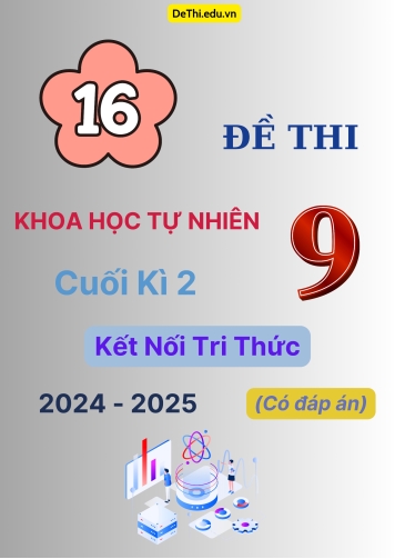 Tuyển tập 16 Đề thi cuối kì 2 năm học 2024-2025 môn Khoa Học Tự Nhiên 9 Kết nối tri thức (Có đáp án)