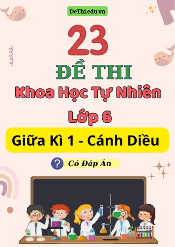 Tổng hợp 23 Đề thi KHTN 6 giữa Kì 1 Cánh Diều (Kèm đáp án)