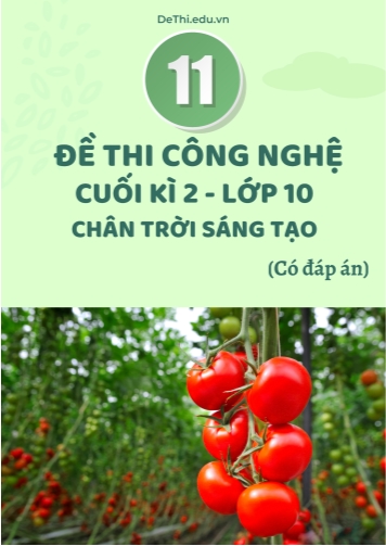 Tuyển tập 11 Đề thi Công nghệ Lớp 10 cuối Kì 2 - Bộ CTST (Kèm đáp án)