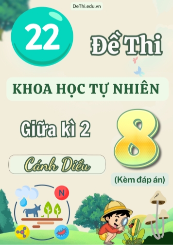 Tuyển tập 22 Đề thi giữa Kì 2 môn KHTN 8 sách Cánh Diều (Kèm đáp án)