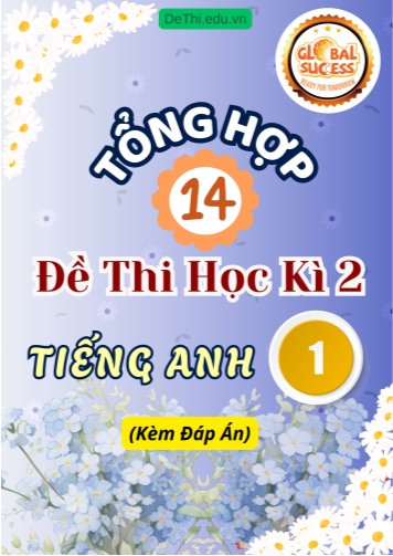 Tổng hợp 14 Đề thi học kì 2 Tiếng Anh 1 Global Success (Kèm đáp án)
