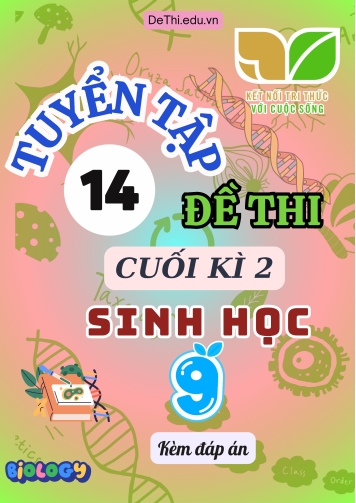 Tuyển tập 14 Đề thi cuối Kì 2 môn Sinh Học 9 sách Kết Nối Tri Thức (Kèm đáp án)