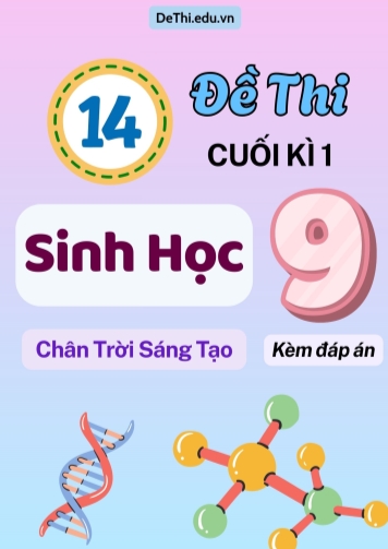 Tuyển tập 14 Đề thi cuối Kì 1 môn Sinh Học 9 sách Chân Trời Sáng Tạo (Kèm đáp án)