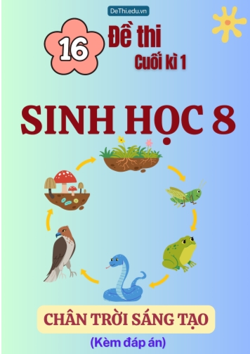 Tuyển tập 16 Đề thi cuối Kì 1 môn Sinh Học 8 sách Chân Trời Sáng Tạo (Kèm đáp án)
