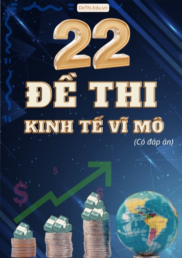 Bộ 22 Đề thi Kinh tế vĩ mô (Có đáp án)