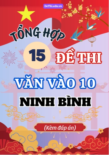 Tổng hợp 15 Đề thi Văn vào 10 Ninh Bình (Kèm đáp án)