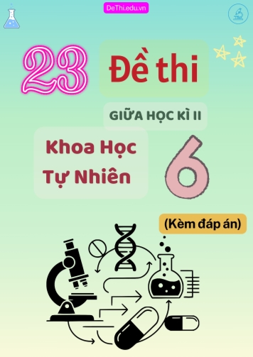 Tổng hợp 23 Đề thi Tự luận KHTN 6 giữa Kì 2 (Kèm đáp án)