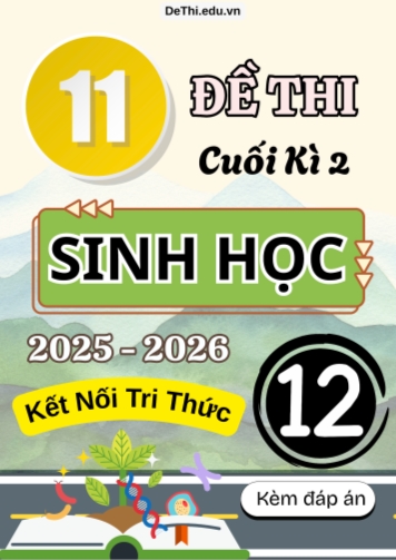 Tuyển tập 11 Đề thi cuối kì 2 năm học 2025-2026 môn Sinh học 12 KNTT (Kèm đáp án)